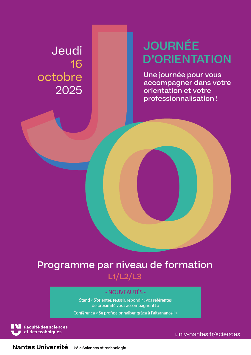 Journée d'Orientation 2025 - Faculté des sciences et des techniques